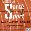 Colloque Santé & Sport / IFSBM INSEP – avril 23